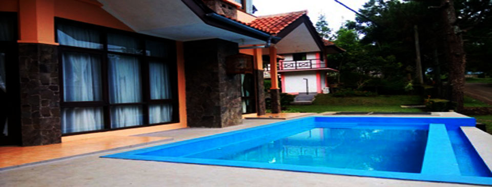 villa 5 kamar private pool trinity lembang